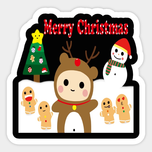 Merry Christmas Sticker by SHINSHIN1991